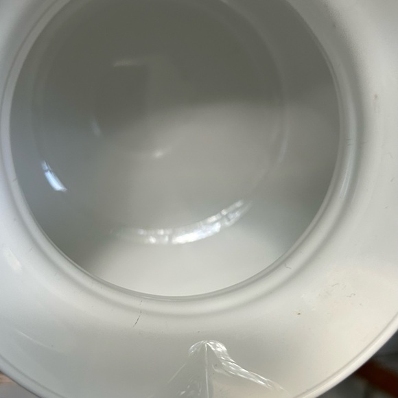 Corningware White Floral Teapot with Black Handle and Silver Lid - Picture 8 of 14